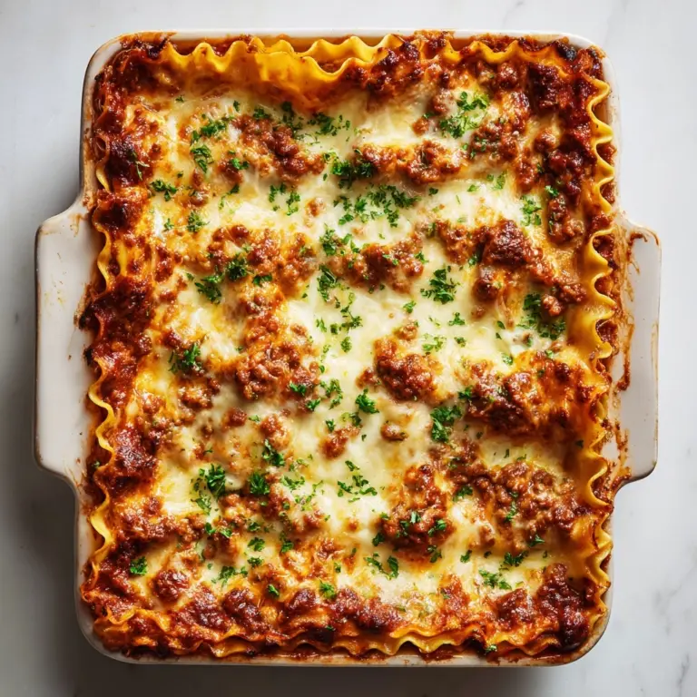 Easy Meat Lasagna Recipe