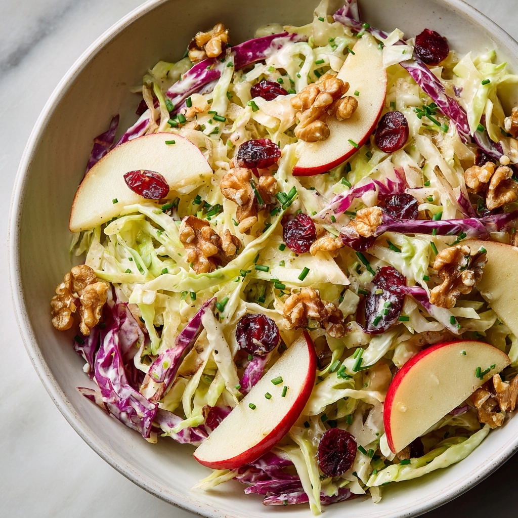 Apple Cranberry Coleslaw Recipe - Recipe Image
