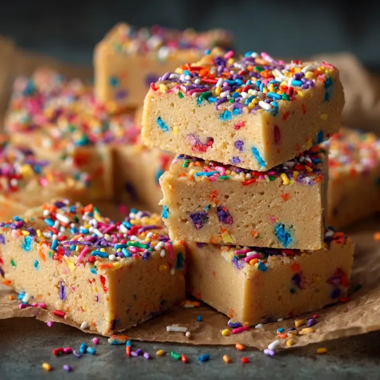 Birthday Cake Protein Bars Recipe