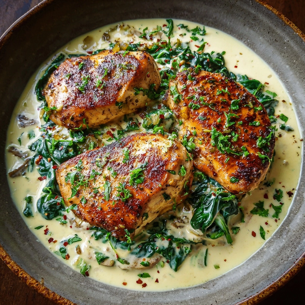 Creamy Chicken and Spinach Casserole Recipe - Recipe Image