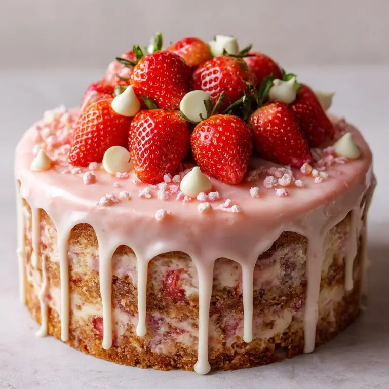 Strawberry Seismic Cake Recipe