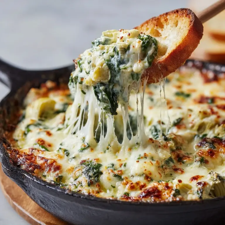Hot Spinach Artichoke Dip Recipe