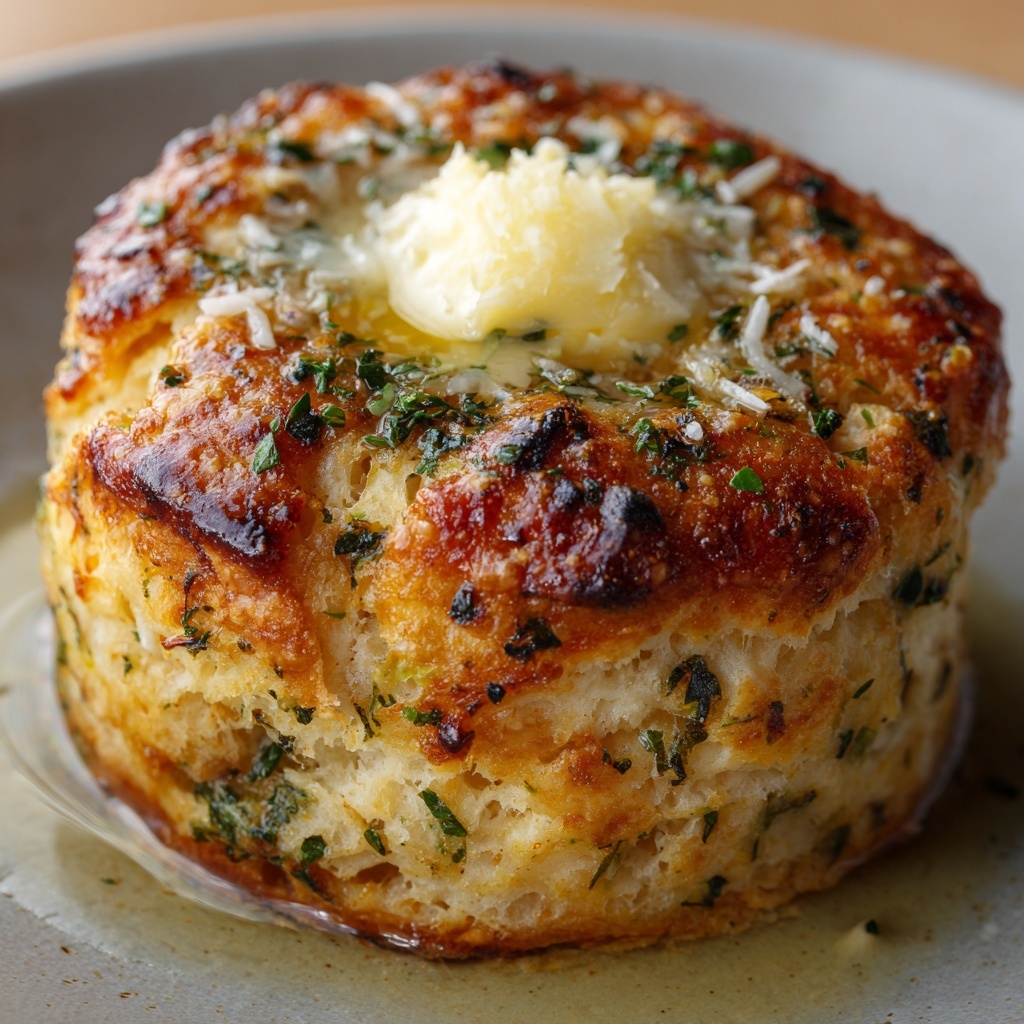 Crab Stuffed Cheddar Bay Biscuits with Lemon Butter Recipe - Recipe Image