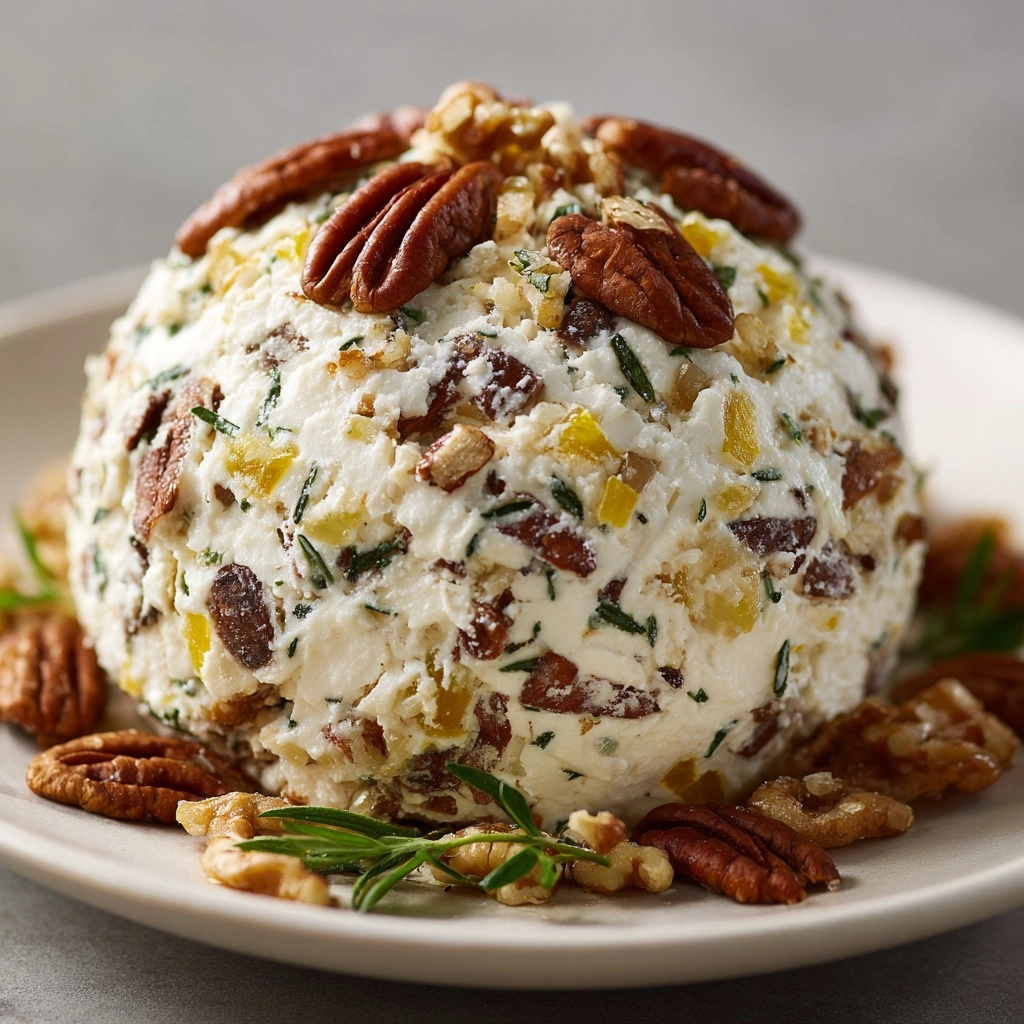 Pineapple Pecan Cheese Ball Recipe - Recipe Image