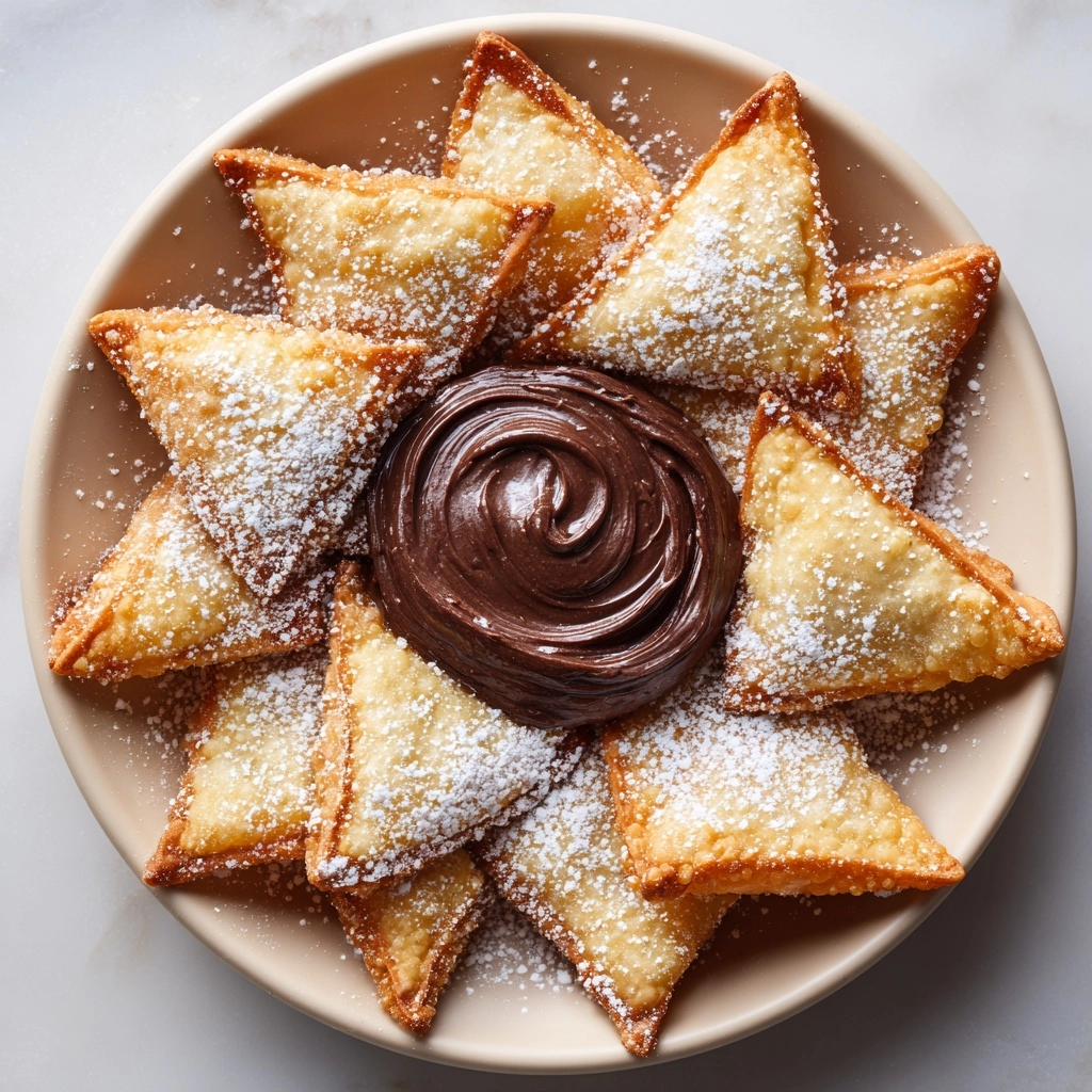 Baked Churro Chips with Chocolate Ganache Dip Recipe - Recipe Image