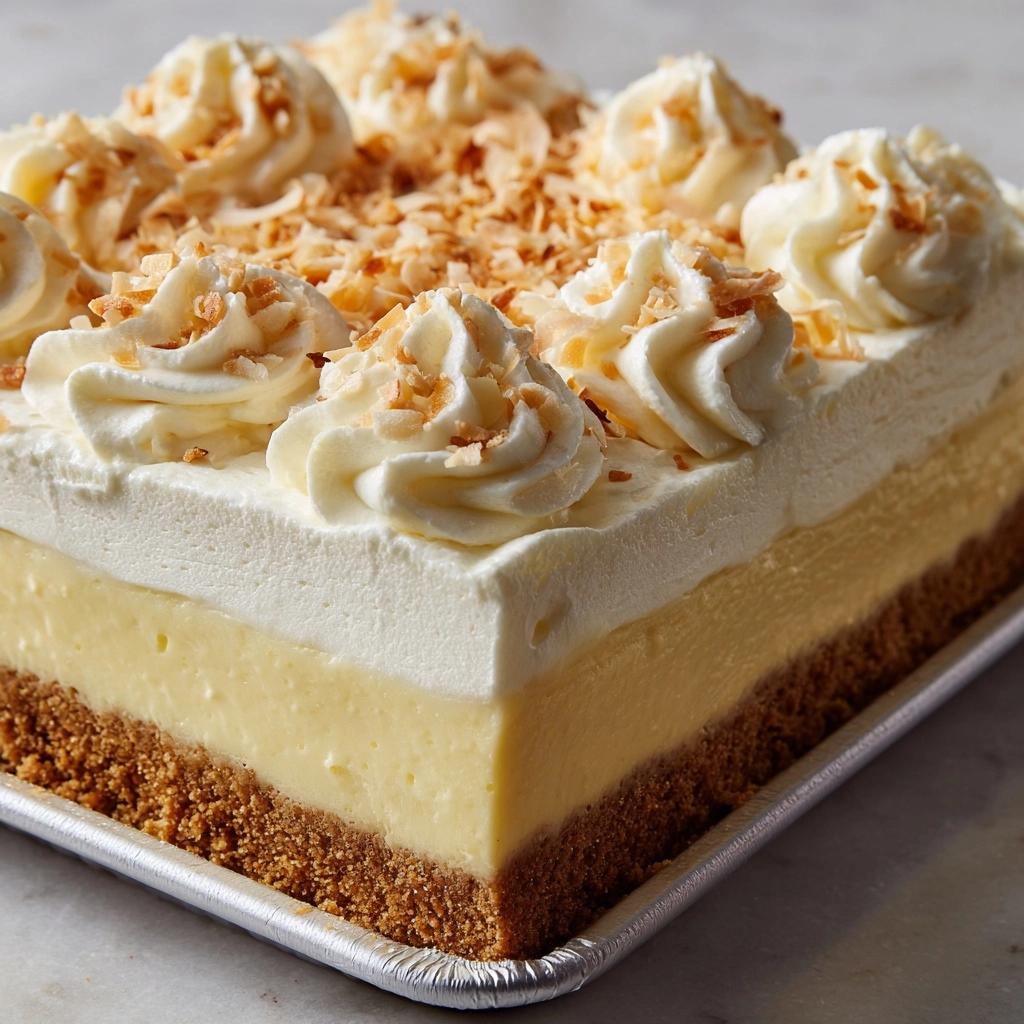 Coconut Cream Poke Cake Recipe - Recipe Image