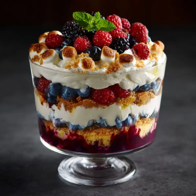 Berry Tiramisu Trifle Recipe