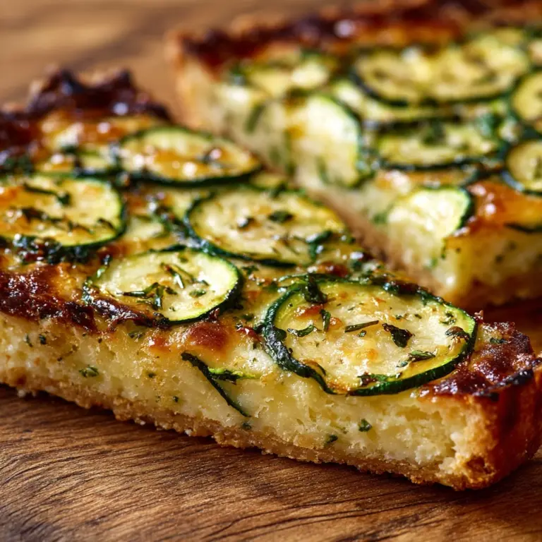 Scarpaccia (Italian Zucchini Tart) Recipe