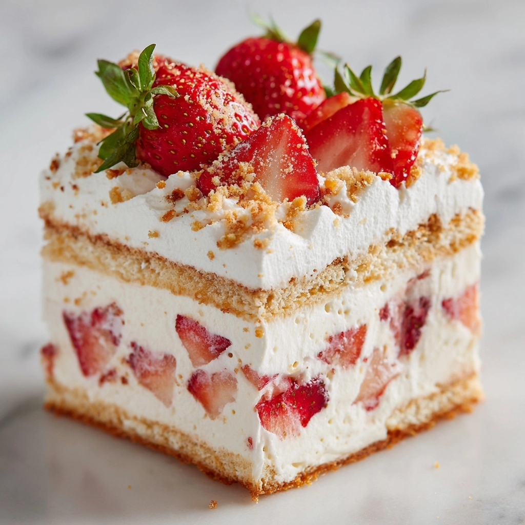 Strawberry Lasagna Recipe - Recipe Image