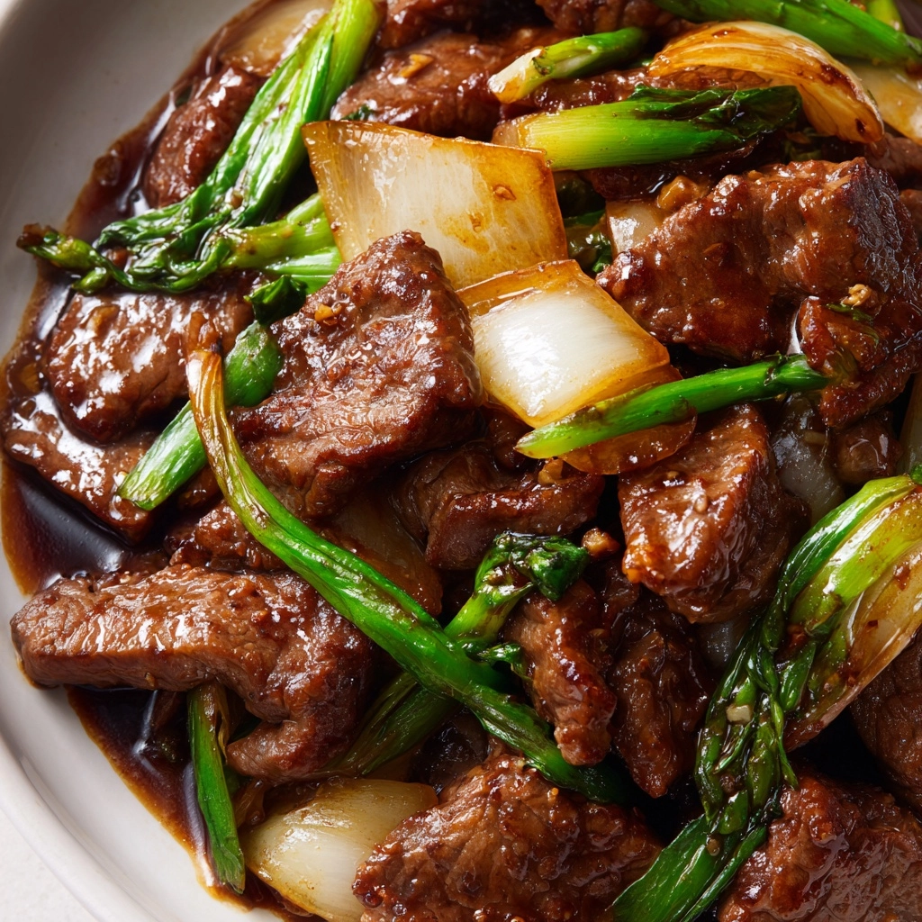 Chinese Beef and Onion Stir Fry Recipe - Recipe Image