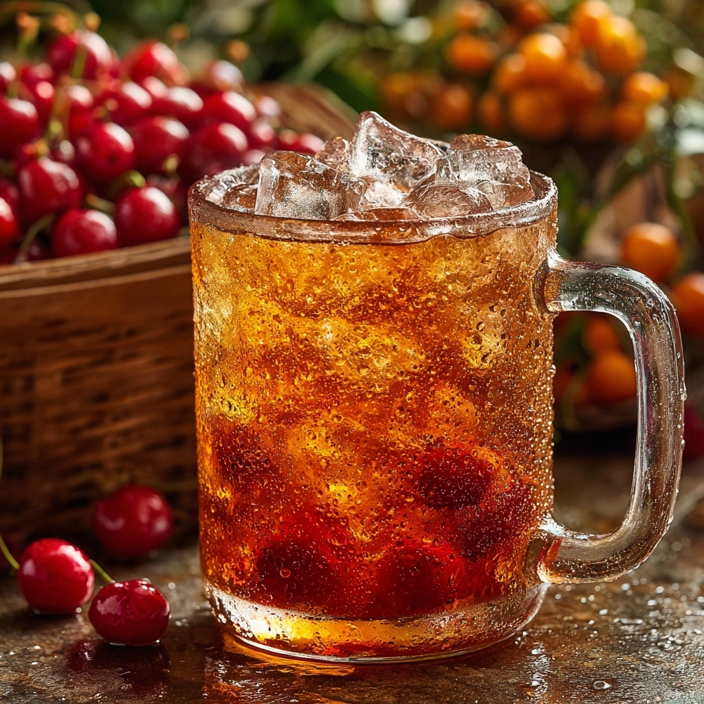 Cherry Pie Iced Tea Recipe - Recipe Image