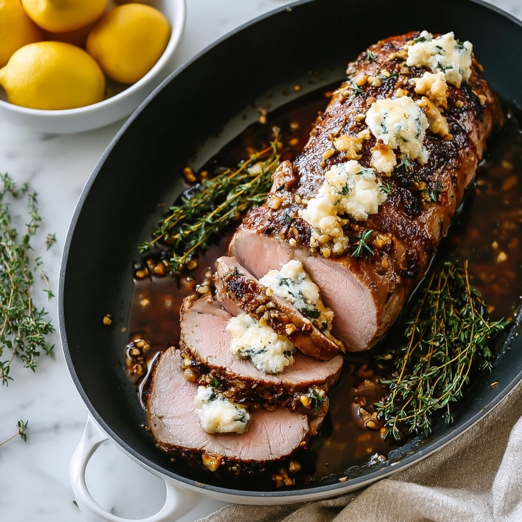 Goat Cheese Stuffed Pork Tenderloin Recipe - Recipe Image
