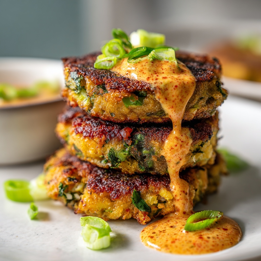 Asian-Style Tuna Cakes with Spicy Mayo Recipe - Recipe Image