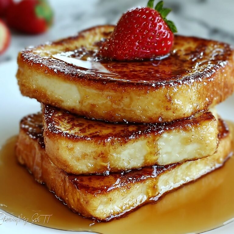 Indulgent Overnight Crème Brûlée French Toast Delight Recipe