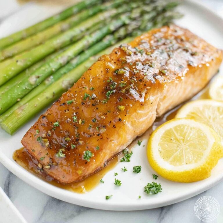 Air Fryer Salmon with Honey Dijon Marinade Recipe