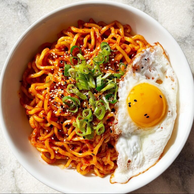 Chili Garlic Udon Noodles Recipe