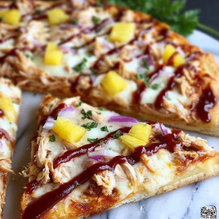 Hawaiian BBQ Chicken Pizza Recipe