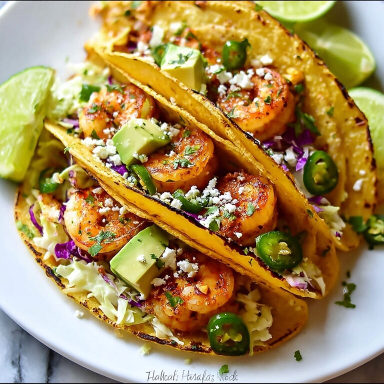 Cilantro Lime Shrimp Tacos with Creamy Slaw Recipe