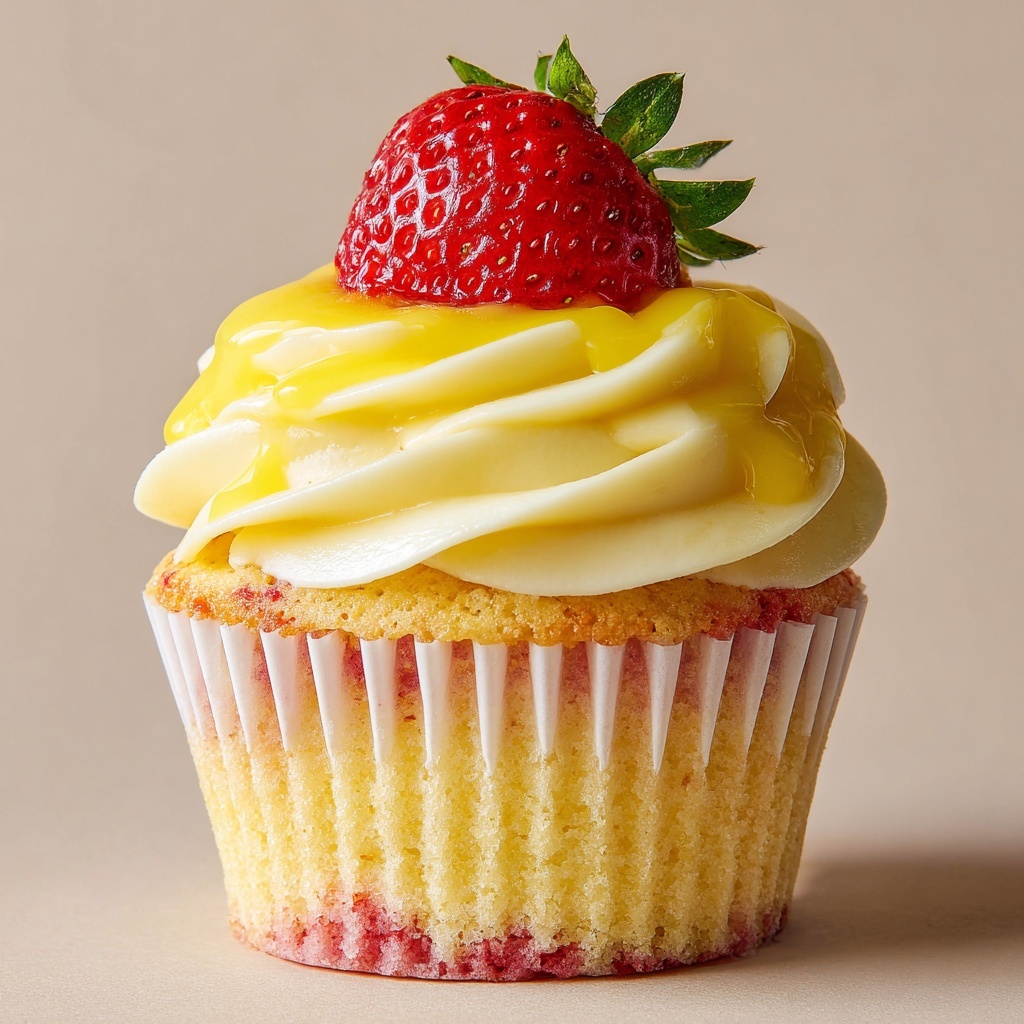 Strawberry Mango Cupcakes Recipe - Recipe Image