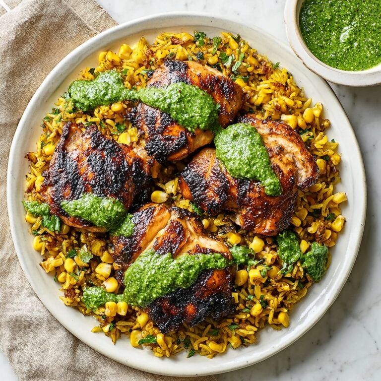 Peruvian Chicken & Rice with Green Sauce Recipe
