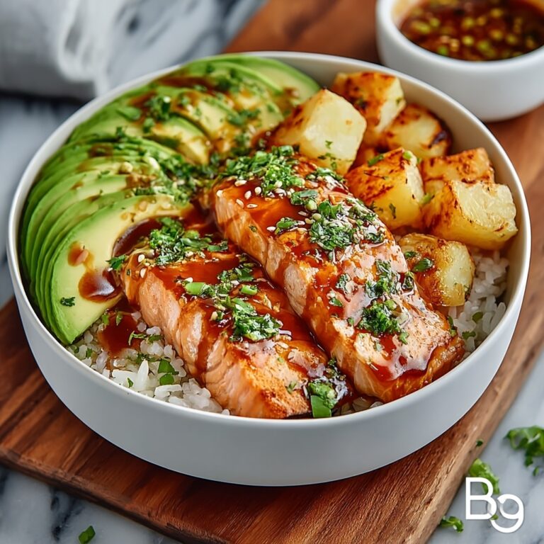 Irresistibly Spicy Sriracha Honey Salmon Bowls Recipe