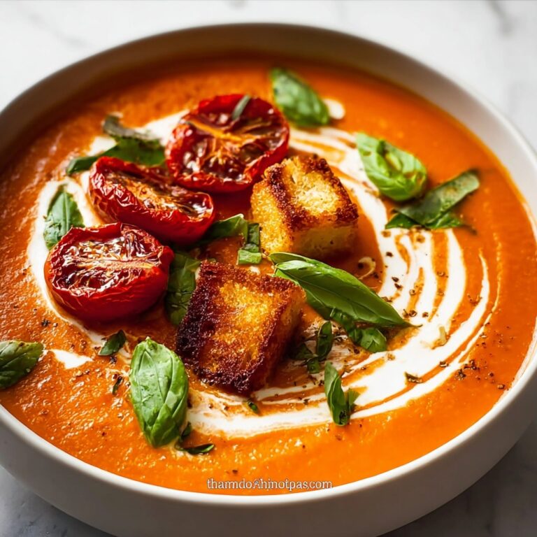 Easy Roasted Tomato Soup Recipe