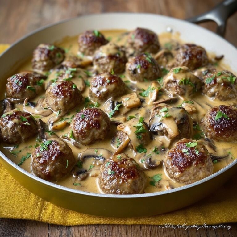 Homemade Meatball Stroganoff Recipe