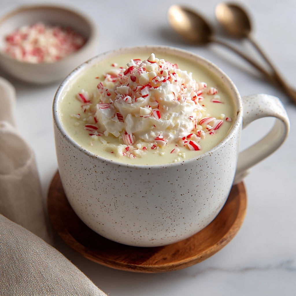 Peppermint White Hot Chocolate Recipe - Recipe Image