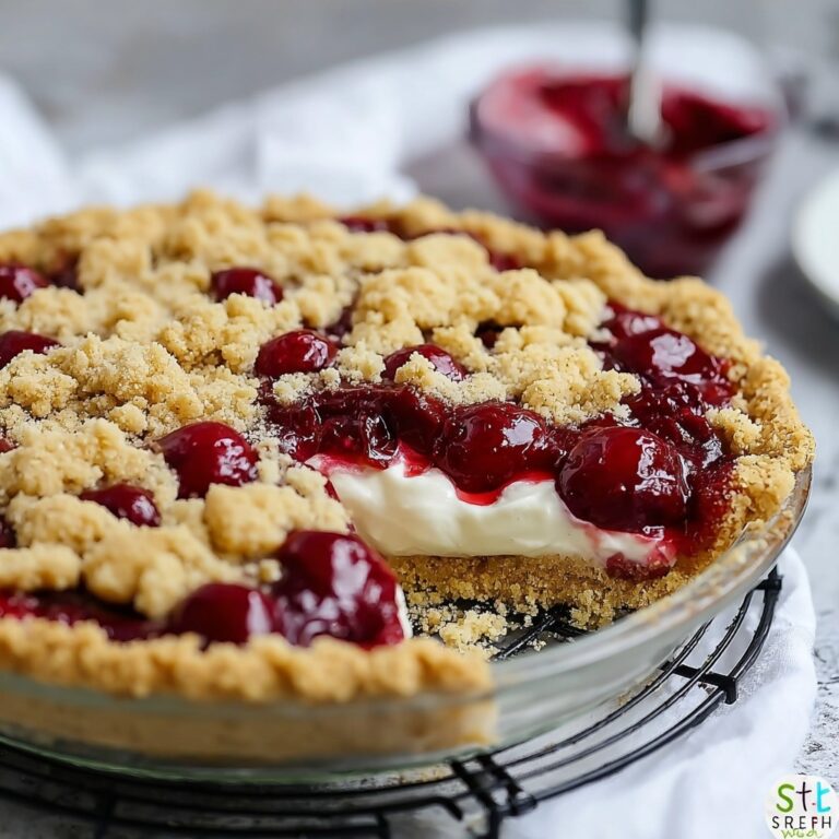 Peanut Butter and Raspberry Jelly Pie Recipe