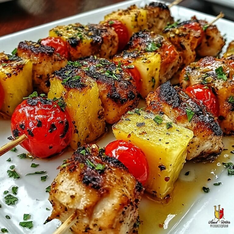 Juicy Pineapple Chicken Kabobs for Your Summer BBQ Bliss Recipe