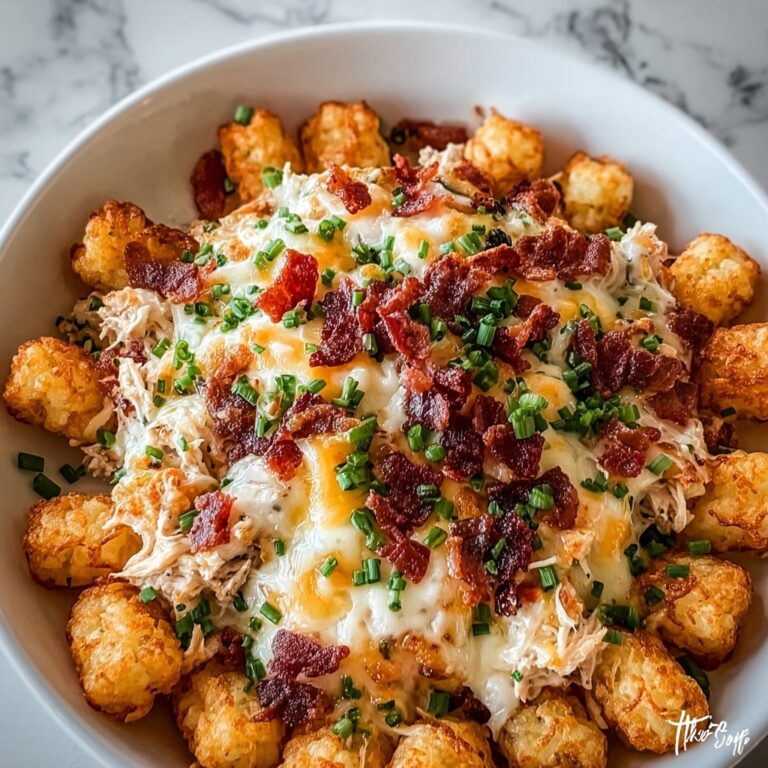 Easy Chicken Bacon Ranch Tater Tot Casserole Recipe