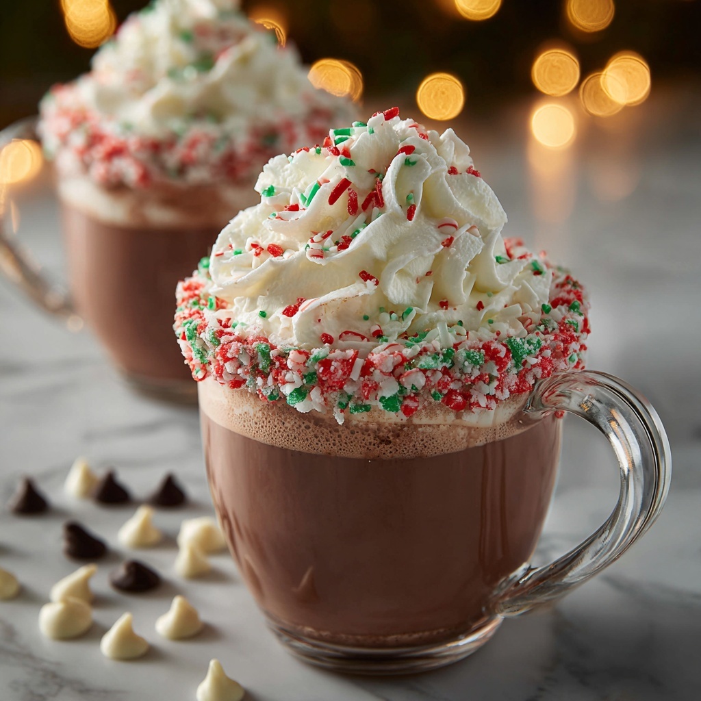Peppermint White Hot Chocolate Recipe - Recipe Image