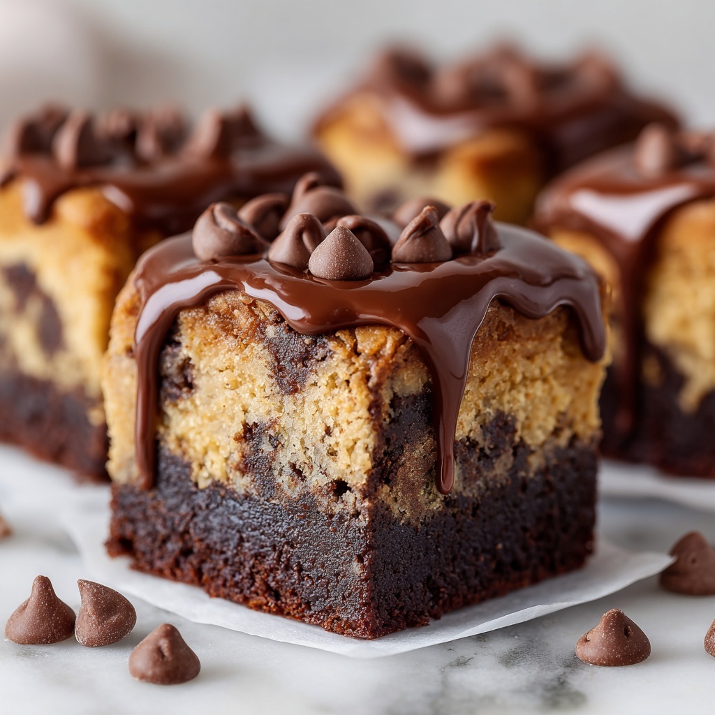 Chocolate Chip Cookie Dough Brownie Recipe - Recipe Image