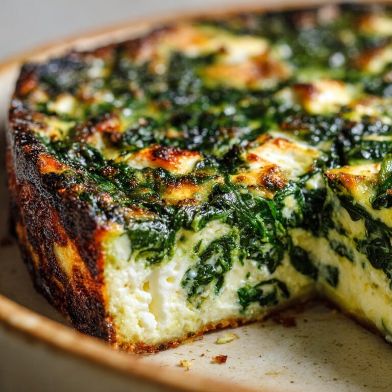 Spinach Casserole with Feta Cheese Recipe