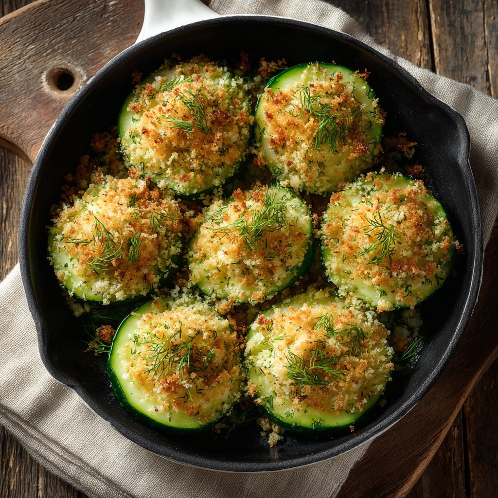 Baked Parmesan Zucchini Rounds Recipe - Recipe Image