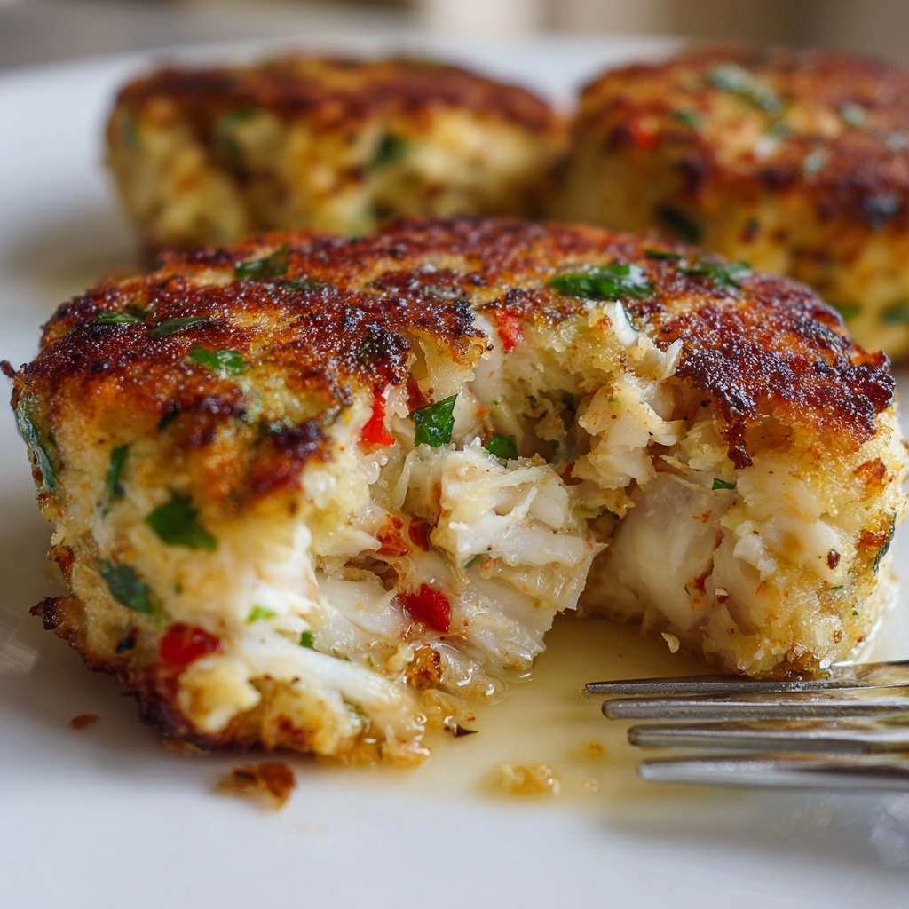 Crab Cake Scampi Recipe - Recipe Image