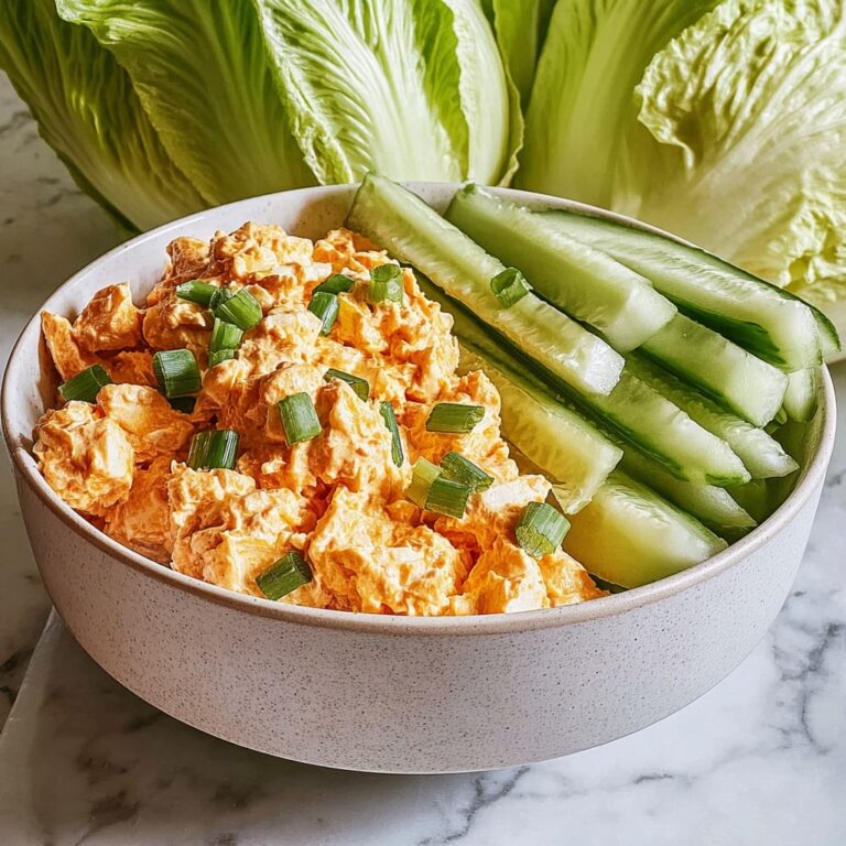 High Protein Buffalo Chicken Salad (Healthy, Easy) Recipe