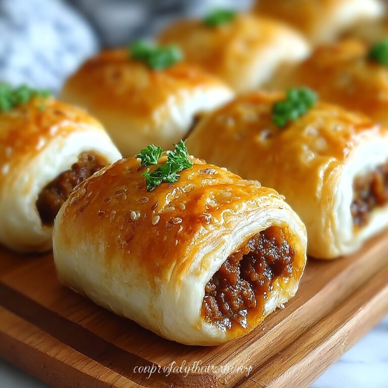 Cheesy Beefy Rolls: The Best Quick Snack for Comfort Cravings Recipe