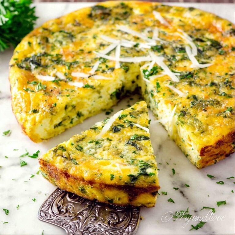 Crustless Spinach and Artichoke Quiche Recipe