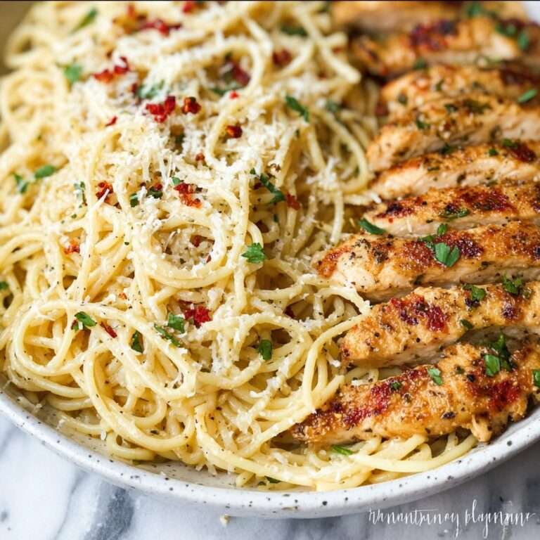 Garlic Butter Chicken Pasta Recipe