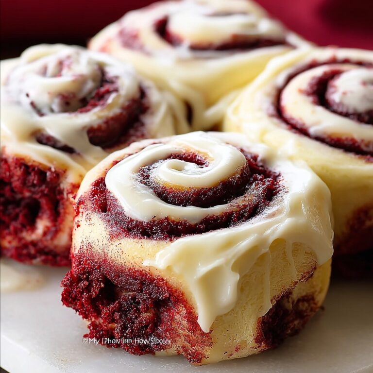 Red Velvet Cinnamon Rolls Recipe