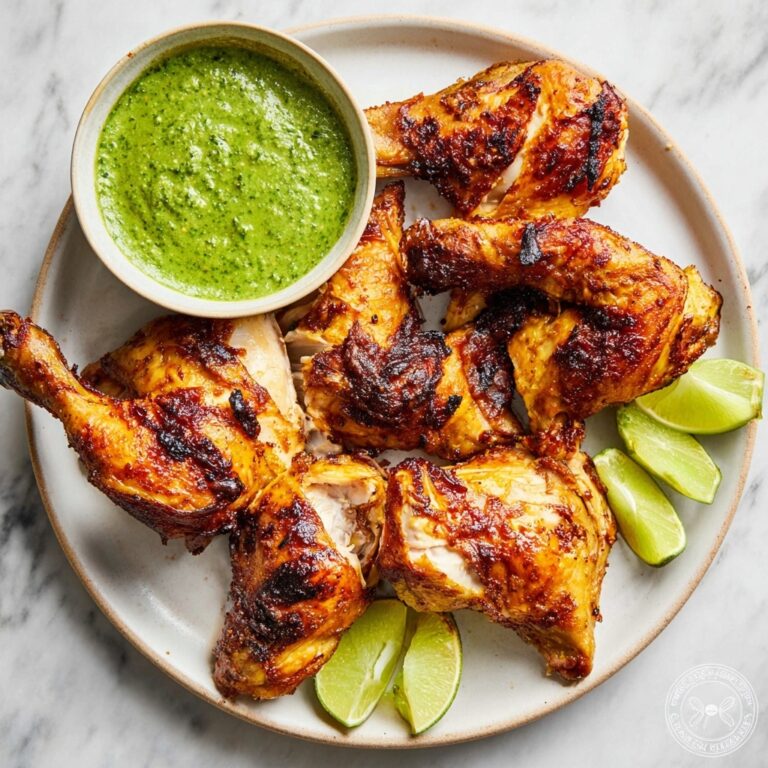 Peruvian Roasted Chicken With Spicy Cilantro Sauce Recipe