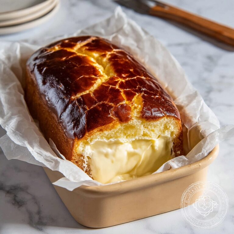 Burnt Basque Cheesecake in a Loaf Pan Recipe