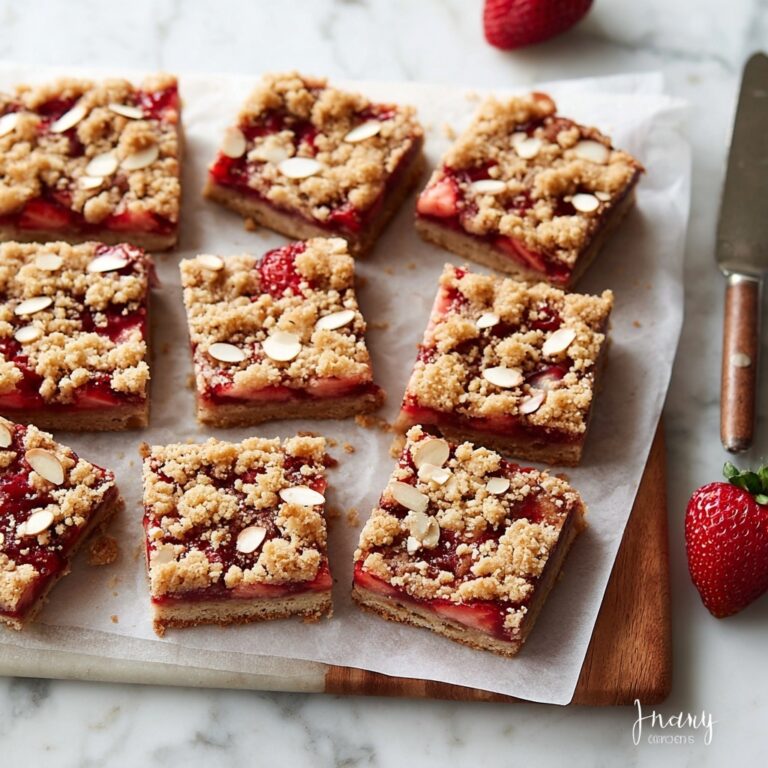 Strawberry Rhubarb Bars Recipe